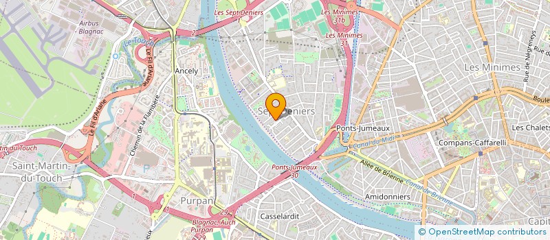 localisation de l'entreprise MONSIEUR JAMES TAYLOR à TOULOUSE