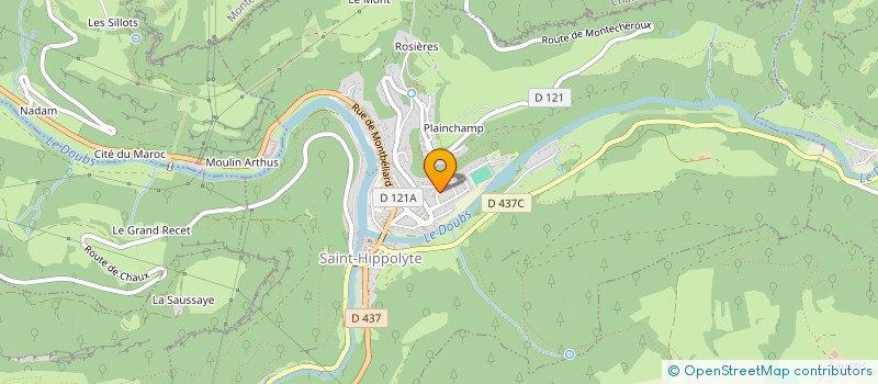 localisation de l'entreprise MONSIEUR JAMES TAYLOR  SAINT-HIPPOLYTE