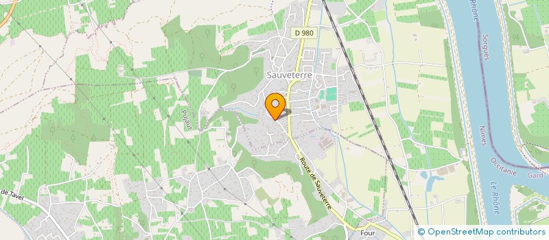 localisation de l'entreprise MONSIEUR JAMES THOMAS  SAUVETERRE