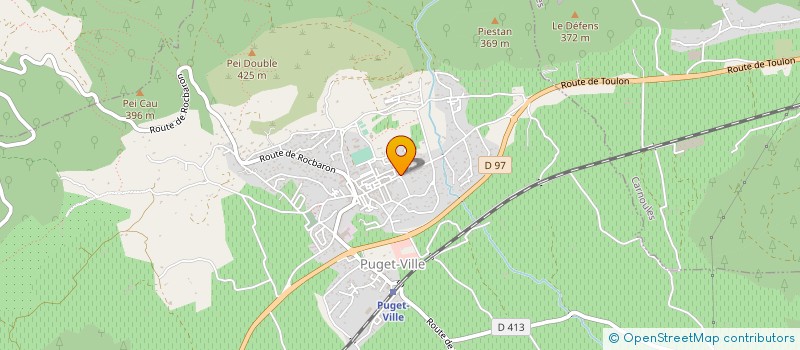 localisation de l'entreprise MONSIEUR JAMES TOLEMAN  PUGET-VILLE