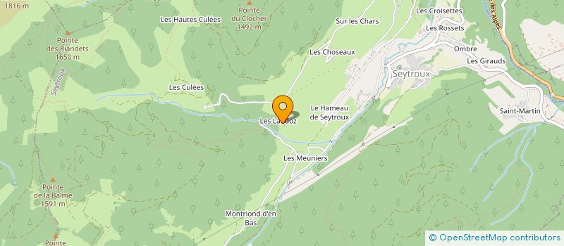 localisation de l'entreprise MONSIEUR JAMES TOUSSAINT  SEYTROUX