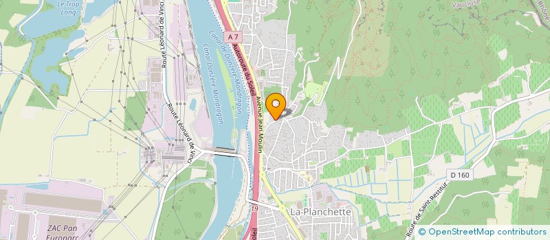 localisation de l'entreprise MONSIEUR JAMES VAUTRIN à BOLLENE