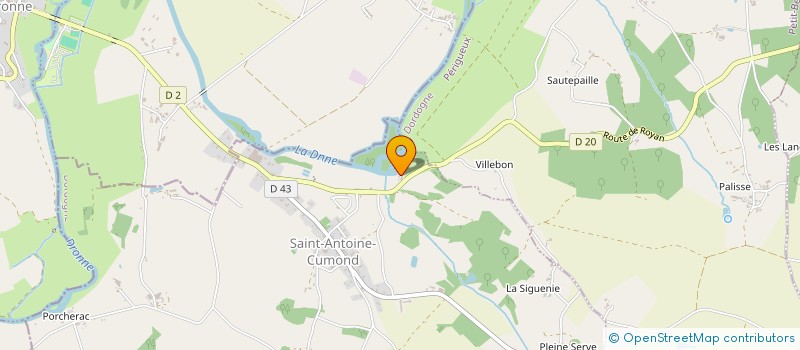 localisation de l'entreprise MONSIEUR JAMES VEILLON  PARCOUL-CHENAUD