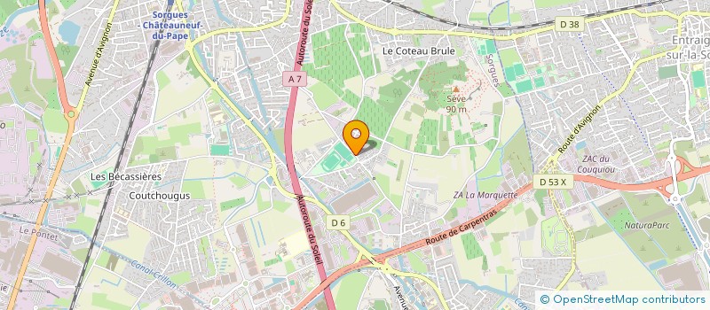 localisation de l'entreprise MONSIEUR JAMES VIGNE  SORGUES