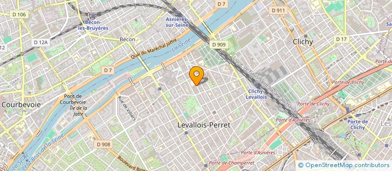 localisation de l'entreprise MONSIEUR JAMES VIRAYE à LEVALLOIS-PERRET