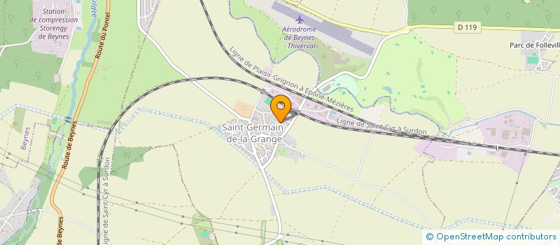 localisation de l'entreprise MONSIEUR JAMES WAGBENOU  SAINT-GERMAIN-DE-LA-GRANGE