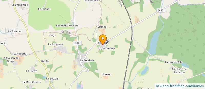 localisation de l'entreprise MONSIEUR JAMES WAITE  DINGE