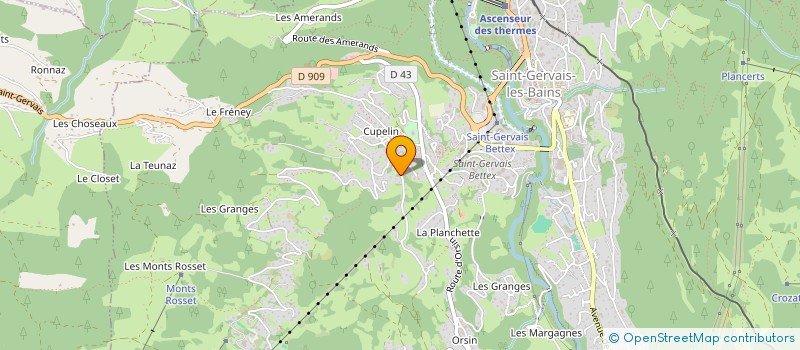 localisation de l'entreprise MONSIEUR JAMES WATSON  SAINT-GERVAIS-LES-BAINS