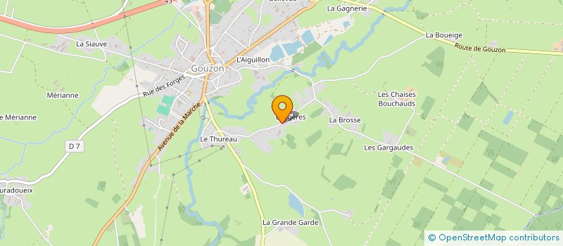 localisation de l'entreprise MONSIEUR JAMES WEAVER  GOUZON
