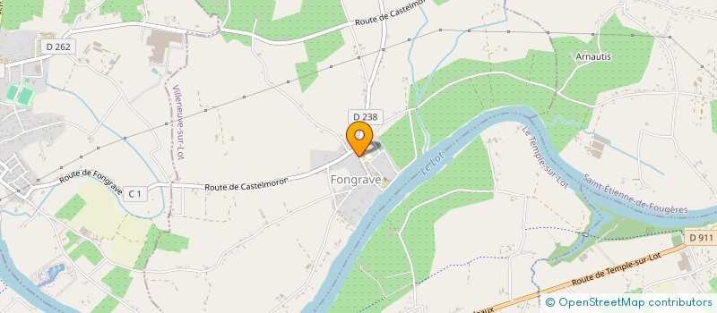 localisation de l'entreprise MONSIEUR JAMES WEIR  FONGRAVE