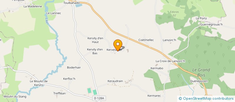 localisation de l'entreprise MONSIEUR JAMES WILLSON  PLOERDUT