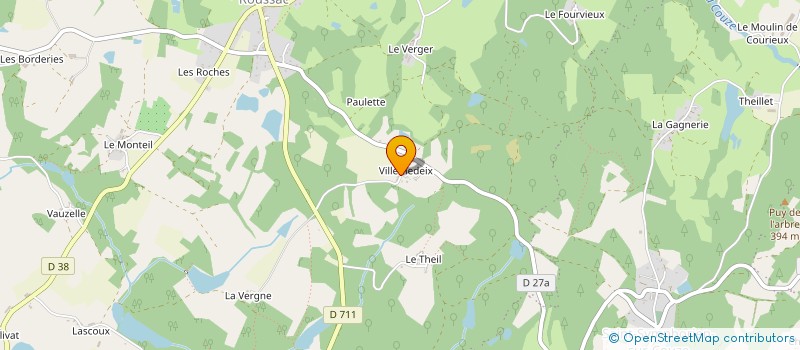 localisation de l'entreprise MONSIEUR JAMES WOOD à SAINT-PARDOUX-LE-LAC