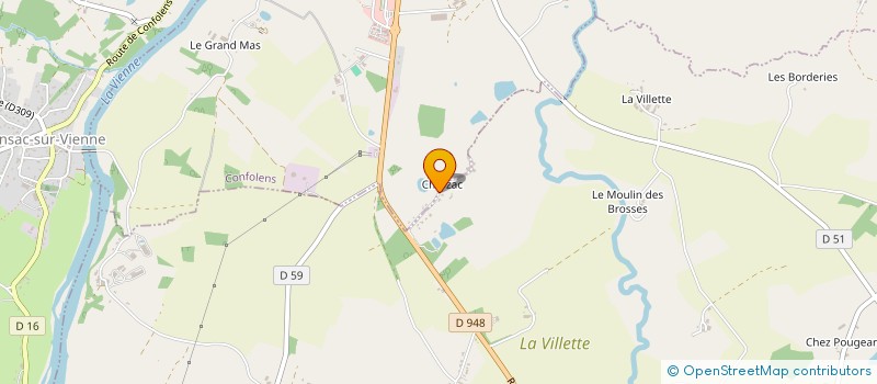 localisation de l'entreprise MONSIEUR JAMES WORRALL  ANSAC-SUR-VIENNE