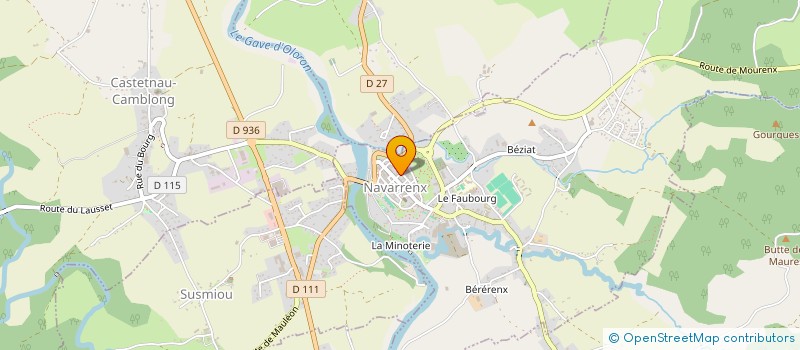 localisation de l'entreprise MONSIEUR JAMES ZENOU  NAVARRENX