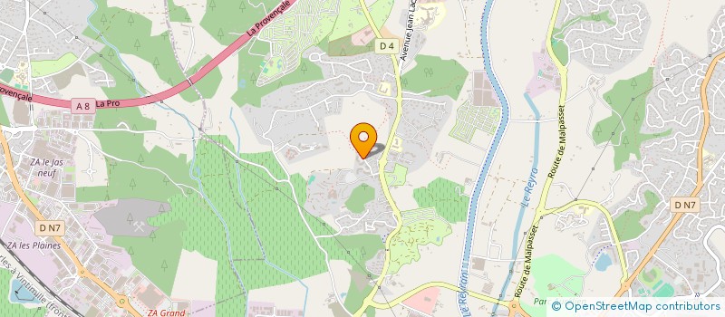 localisation de l'entreprise MONSIEUR JAMESKY RICHARD à FREJUS