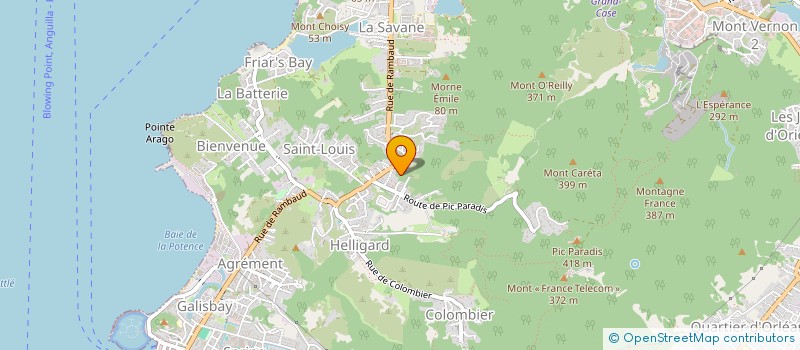 localisation de l'entreprise MONSIEUR JAMESON MICAURT  SAINT MARTIN