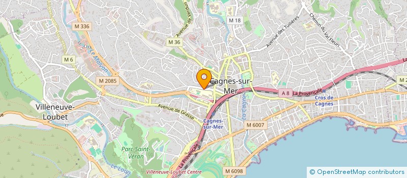 localisation de l'entreprise MONSIEUR JAMEY COSTANTINI GREGORY à CAGNES-SUR-MER