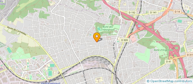 localisation de l'entreprise MONSIEUR JAMI BABI  ARGENTEUIL