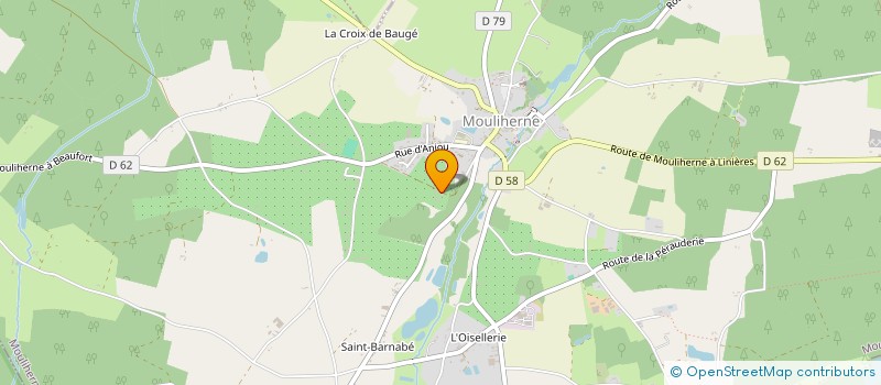 localisation de l'entreprise MONSIEUR JAMIE BURRELL  COURLEON