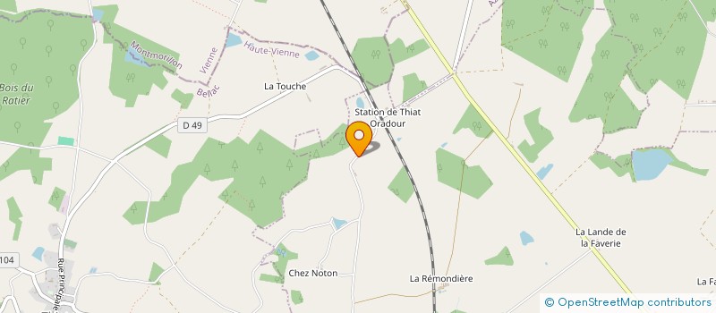 localisation de l'entreprise MONSIEUR JAMIE GRADLEY  ORADOUR-SAINT-GENEST