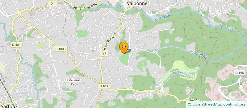 localisation de l'entreprise MONSIEUR JAMIE O' BYRNE STONEMASONRY  VALBONNE