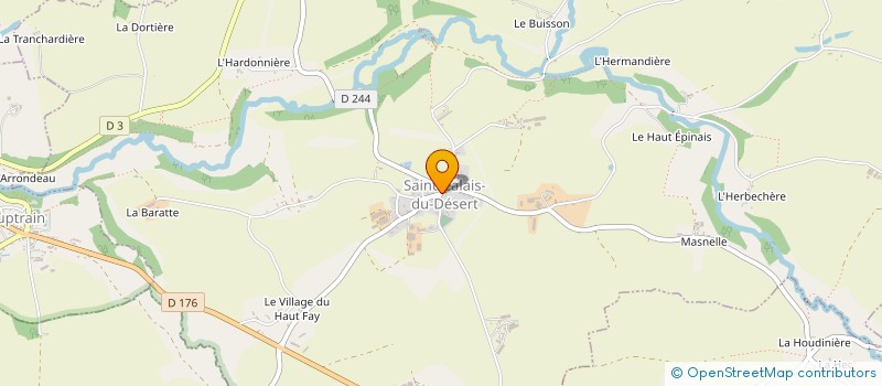 localisation de l'entreprise MONSIEUR JAMIE SALMON à SAINT-CALAIS-DU-DESERT