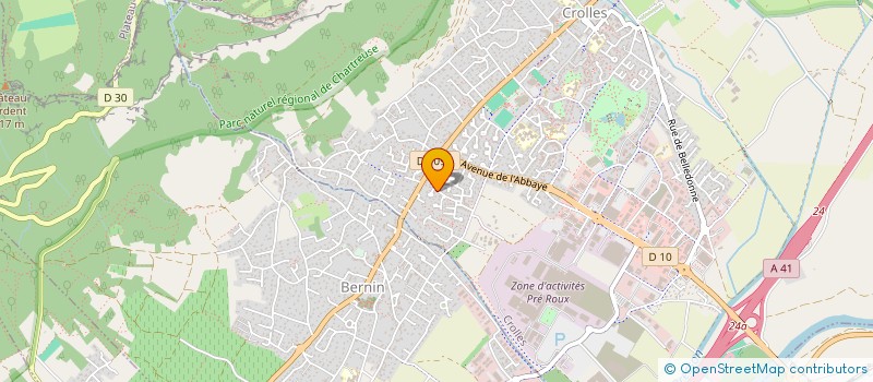 localisation de l'entreprise MONSIEUR JAMIL BOUSLIMI  CROLLES