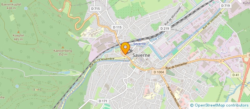 localisation de l'entreprise MONSIEUR JAMIL LAKRECHE à SAVERNE