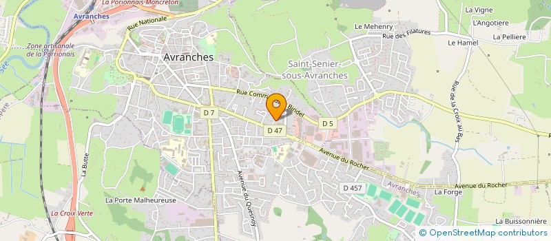 localisation de l'entreprise MONSIEUR JAMIL MOMAND  AVRANCHES