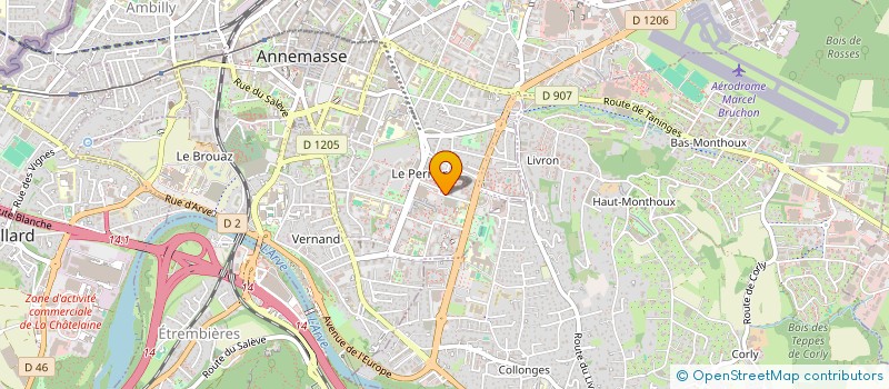 localisation de l'entreprise MONSIEUR JAMIL MOUELHI  ANNEMASSE