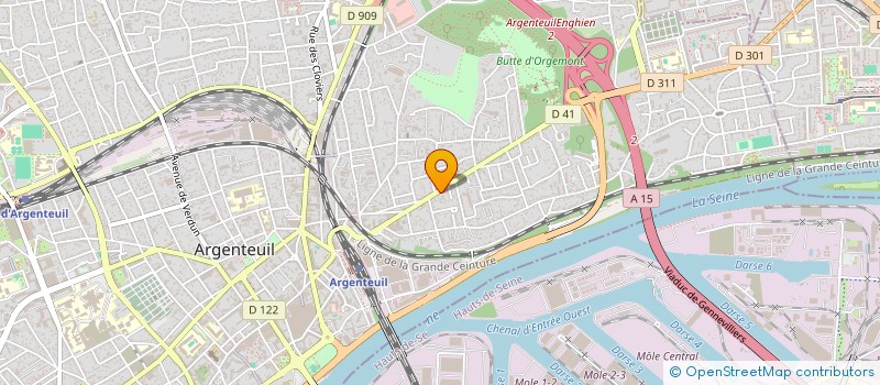 localisation de l'entreprise MONSIEUR JAMIL YOUSAFI  ARGENTEUIL