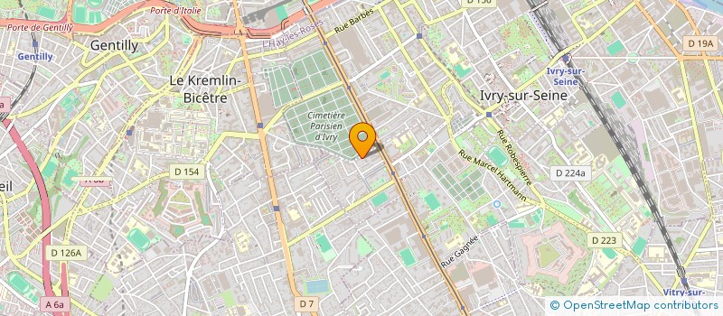 localisation de l'entreprise MONSIEUR JAMILE BEN ABDALLAH  IVRY-SUR-SEINE