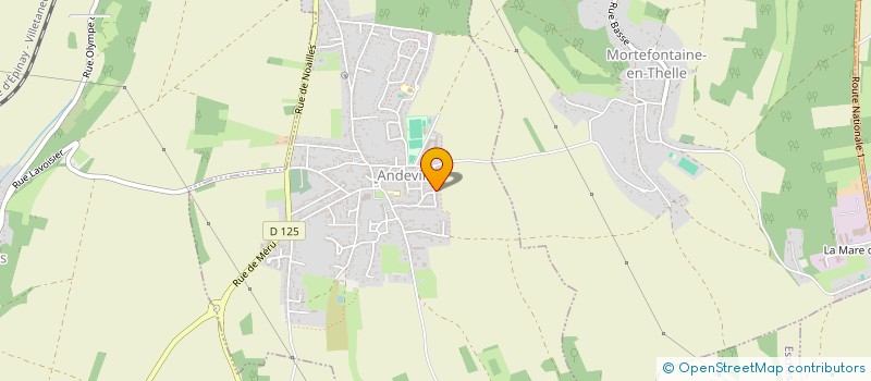 localisation de l'entreprise MONSIEUR JAMIN LORIOT  ANDEVILLE