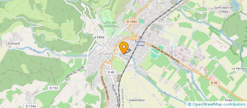 localisation de l'entreprise MONSIEUR JAMIS METNAOUI  TULLINS