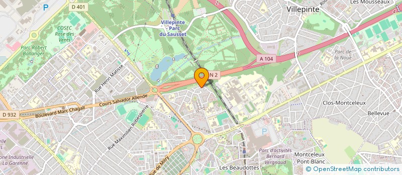 localisation de l'entreprise MONSIEUR JAMMEL ARAHMANE à AULNAY-SOUS-BOIS