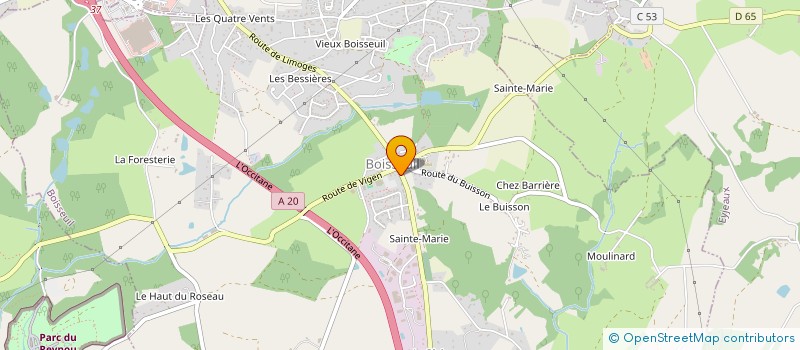 localisation de l'entreprise MONSIEUR JAMMY VEROVE  AIXE-SUR-VIENNE