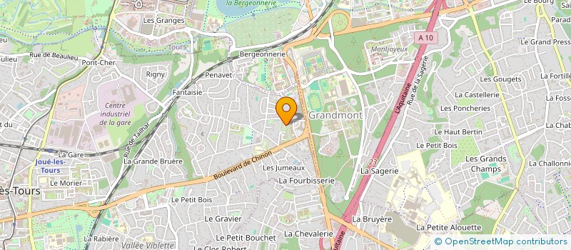 localisation de l'entreprise MONSIEUR JAMPA JAMGATSANG  JOUE-LES-TOURS