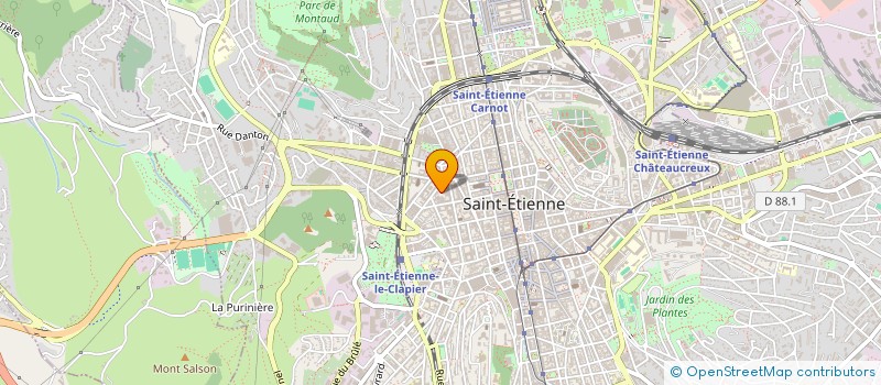 localisation de l'entreprise MONSIEUR JAMSHID JAMSHID  SAINT-ETIENNE