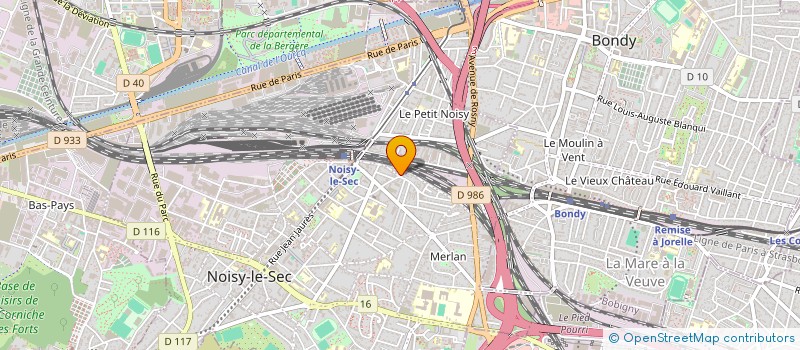 localisation de l'entreprise MONSIEUR JAMSHID KARGAR  NOISY-LE-SEC