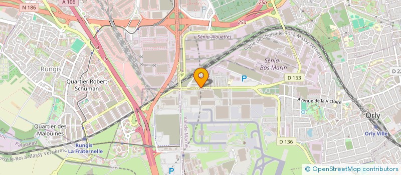 localisation de l'entreprise MONSIEUR JAMSHID NAZARI  THIAIS