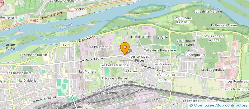 localisation de l'entreprise MONSIEUR JAMY PRUVOT  LA VILLE-AUX-DAMES