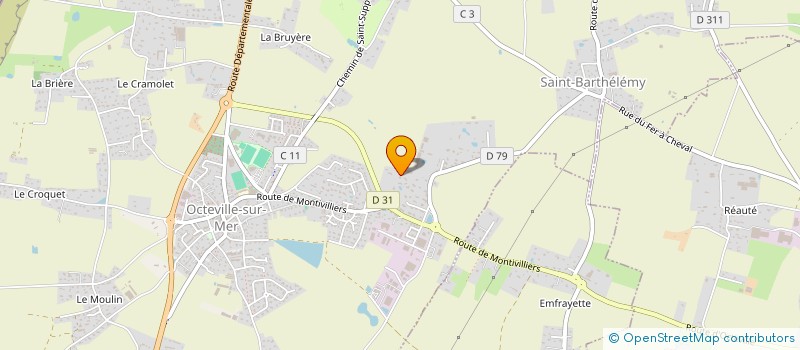 localisation de l'entreprise MONSIEUR JAMY QUILLET  OCTEVILLE-SUR-MER