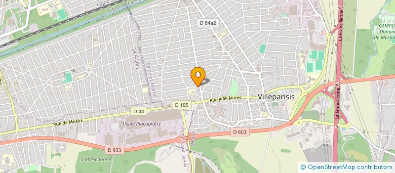 localisation de l'entreprise MONSIEUR JAMYL ACHOUR JAMYL  VILLEPARISIS