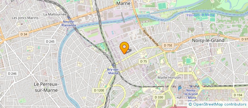 localisation de l'entreprise MONSIEUR JAMYL LHOMME  NOISY-LE-GRAND