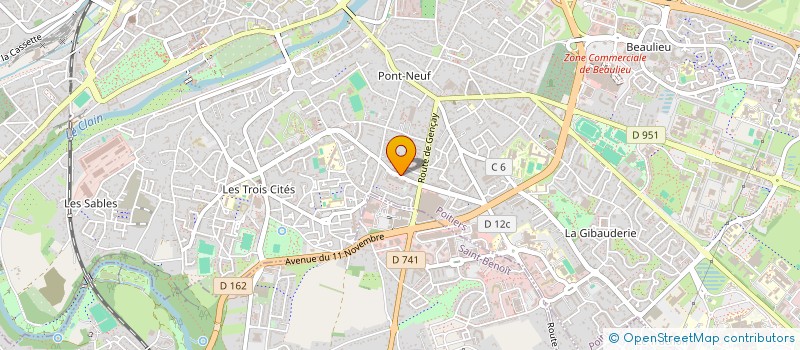 localisation de l'entreprise MONSIEUR JAMYSON SEGUIN à POITIERS