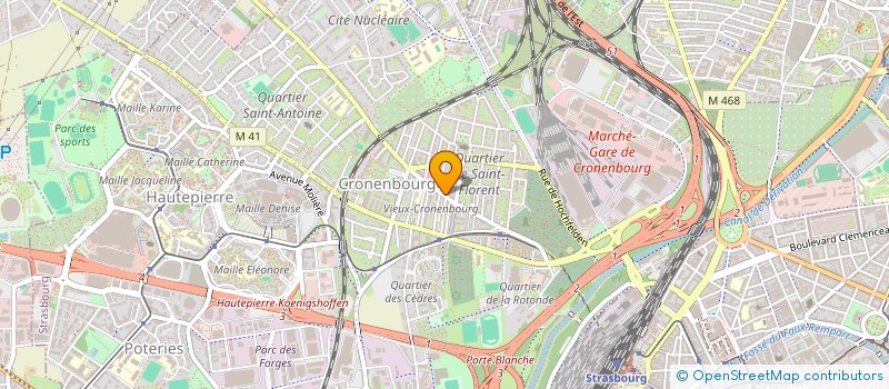 localisation de l'entreprise MONSIEUR JAN à STRASBOURG