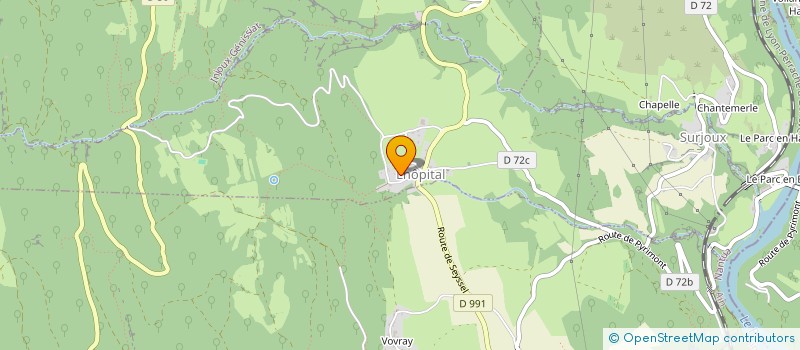 localisation de l'entreprise MONSIEUR JAN BALSEM  SURJOUX-LHOPITAL