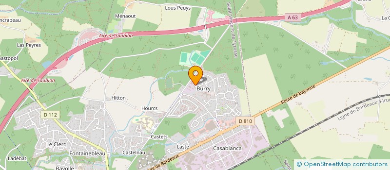 localisation de l'entreprise MONSIEUR JAN BIDAUBAYLE  SAINT-VINCENT-DE-TYROSSE