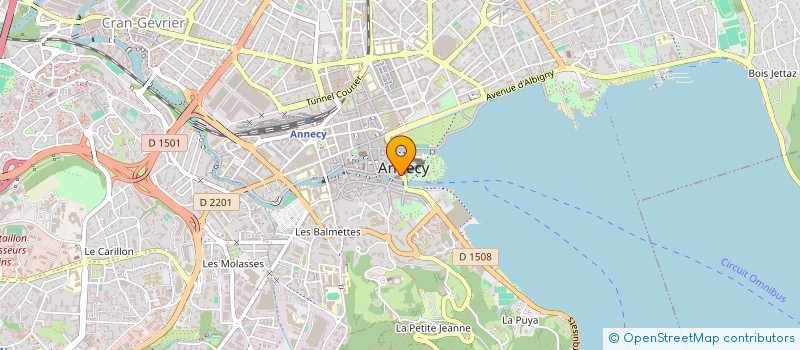 localisation de l'entreprise MONSIEUR JAN BIELA à ANNECY