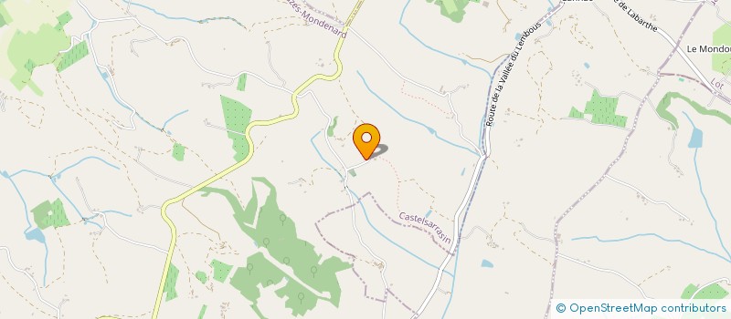 localisation de l'entreprise MONSIEUR JAN BLOK  CAZES-MONDENARD